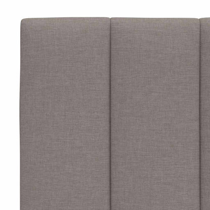 Bettgestell ohne Matratze "Hanko" Taupe 160x200 cm Stoff