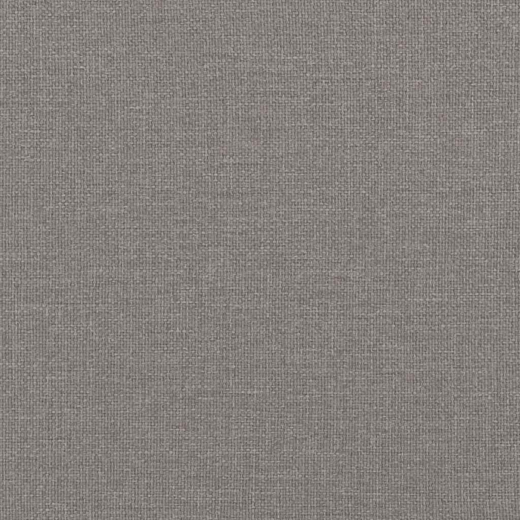 Bettgestell ohne Matratze Taupe 80x200 cm Stoff