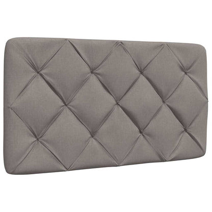 Bettgestell ohne Matratze Taupe 80x200 cm Stoff