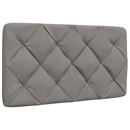 Bettgestell ohne Matratze Taupe 90x200 cm Stoff