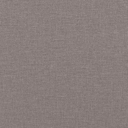 Bettgestell ohne Matratze Taupe 100x200 cm Stoff