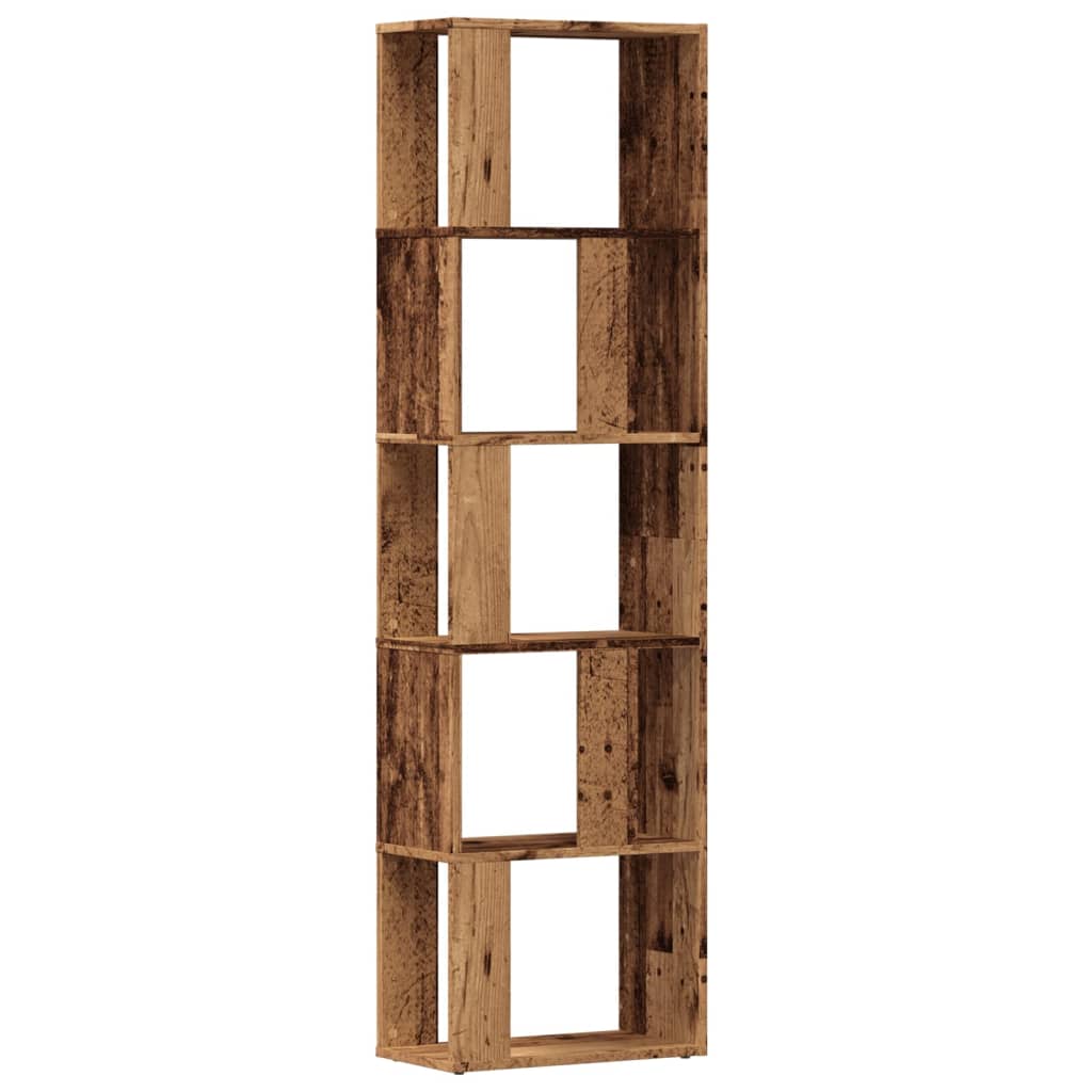 Bücherregal Altholz-Optik 45x24x159 cm Holzwerkstoff