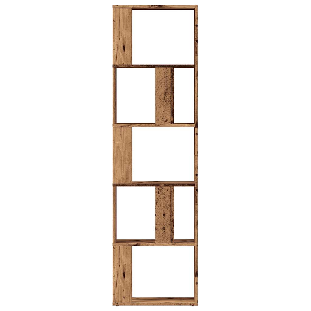 Bücherregal Altholz-Optik 45x24x159 cm Holzwerkstoff