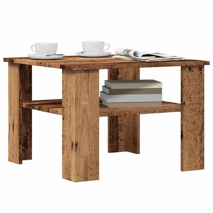 Couchtisch Altholz-Optik 60x60x42 cm Holzwerkstoff