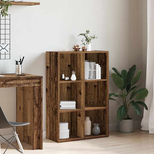 Bücherregal/Sideboard Altholz-Optik 66x30x98 cm Holzwerkstoff