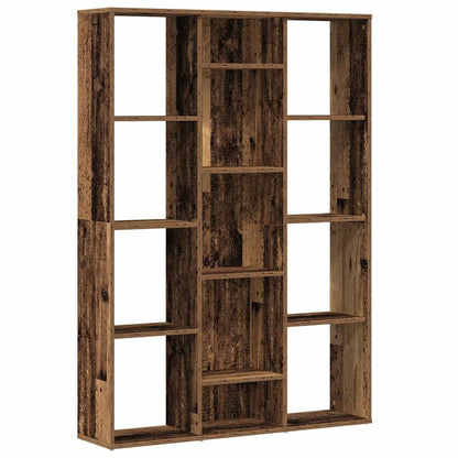 Raumteiler/Bücherregal Altholz-Optik 100x24x140cm Holzwerkstoff