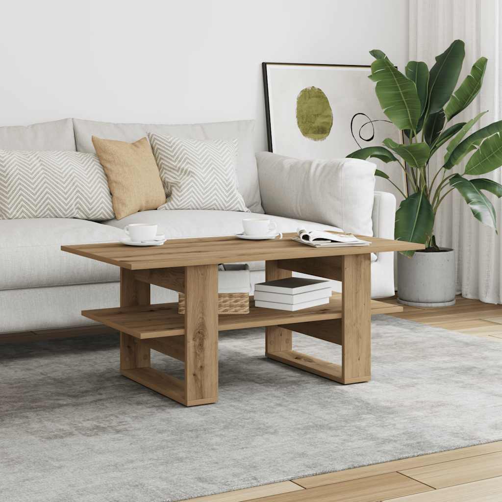 Couchtisch Artisan-Eiche 102x55x42 cm Holzwerkstoff