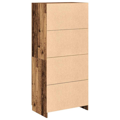 Kleiderschrank Altholz-Optik 80x52x180 cm Holzwerkstoff