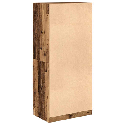 Kleiderschrank Altholz-Optik 80x52x180 cm Holzwerkstoff