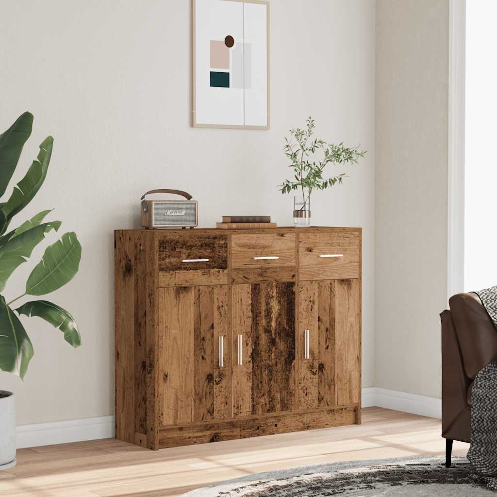 Sideboard Altholz-Optik 91x28x75 cm Holzwerkstoff