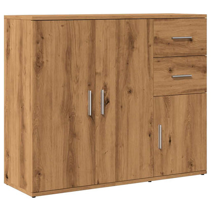 Sideboard Artisan-Eiche 91x29,5x75 cm Holzwerkstoff