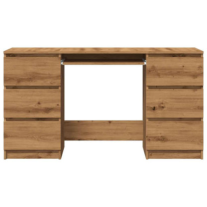 Schreibtisch Artisan-Eiche 140x50x77 cm Holzwerkstoff