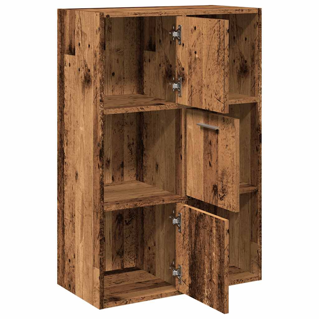 Bücherschrank Altholz-Optik 60,5x30x90 cm Holzwerkstoff