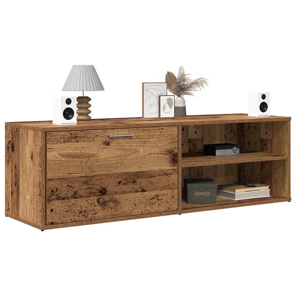 TV-Schrank Altholz-Optik 120x34x37 cm Holzwerkstoff