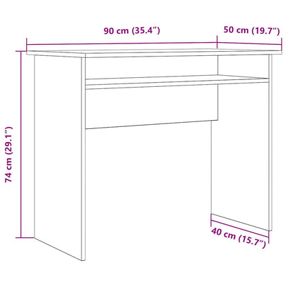 Schreibtisch Altholz-Optik 90x50x74 cm Holzwerkstoff