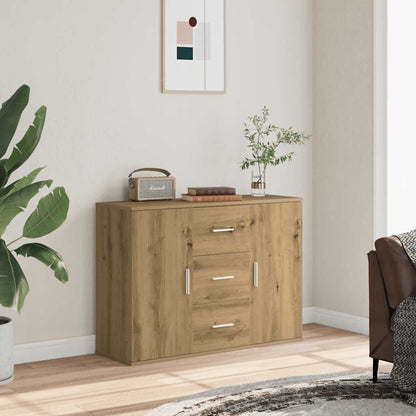 Sideboard Artisan-Eiche 90x29,5x65 cm Holzwerkstoff