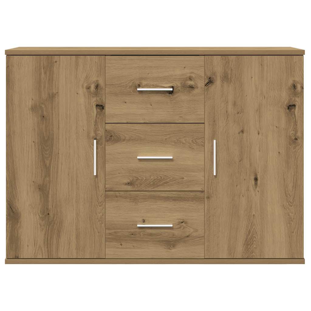 Sideboard Artisan-Eiche 90x29,5x65 cm Holzwerkstoff