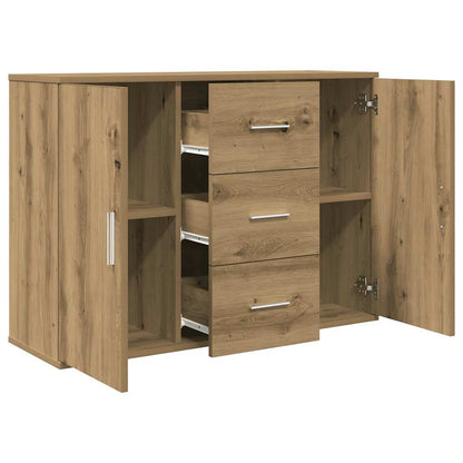 Sideboard Artisan-Eiche 90x29,5x65 cm Holzwerkstoff