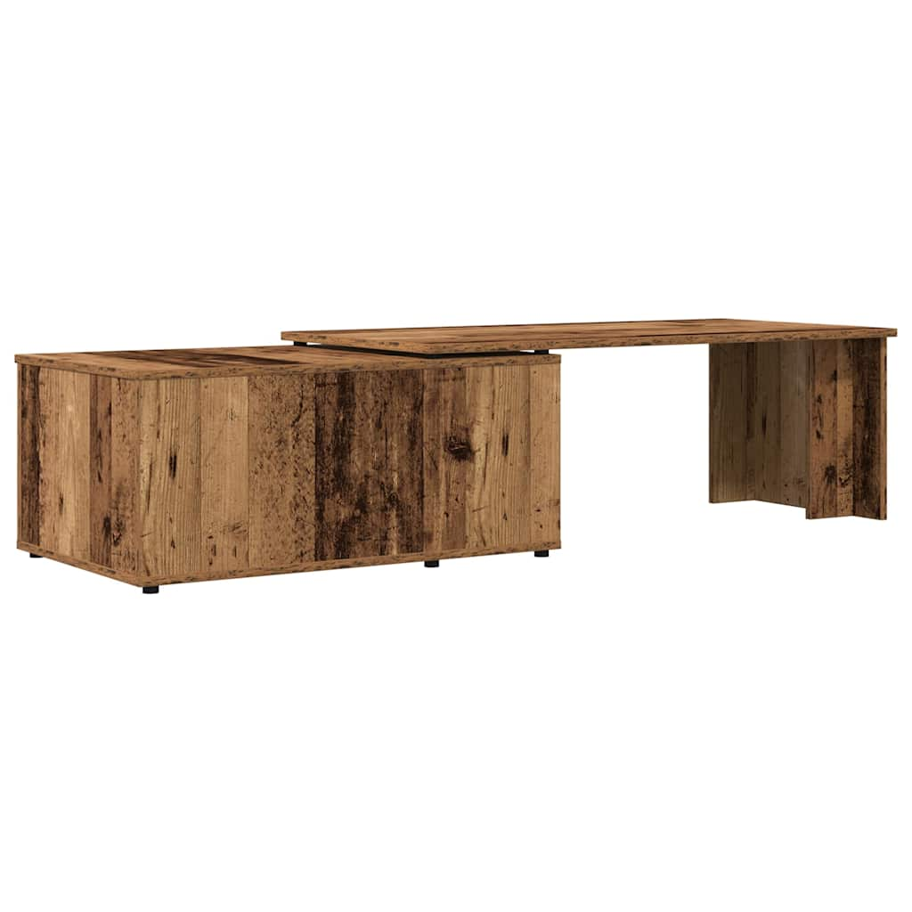 Couchtisch Altholz-Optik 150x50x35 cm Holzwerkstoff