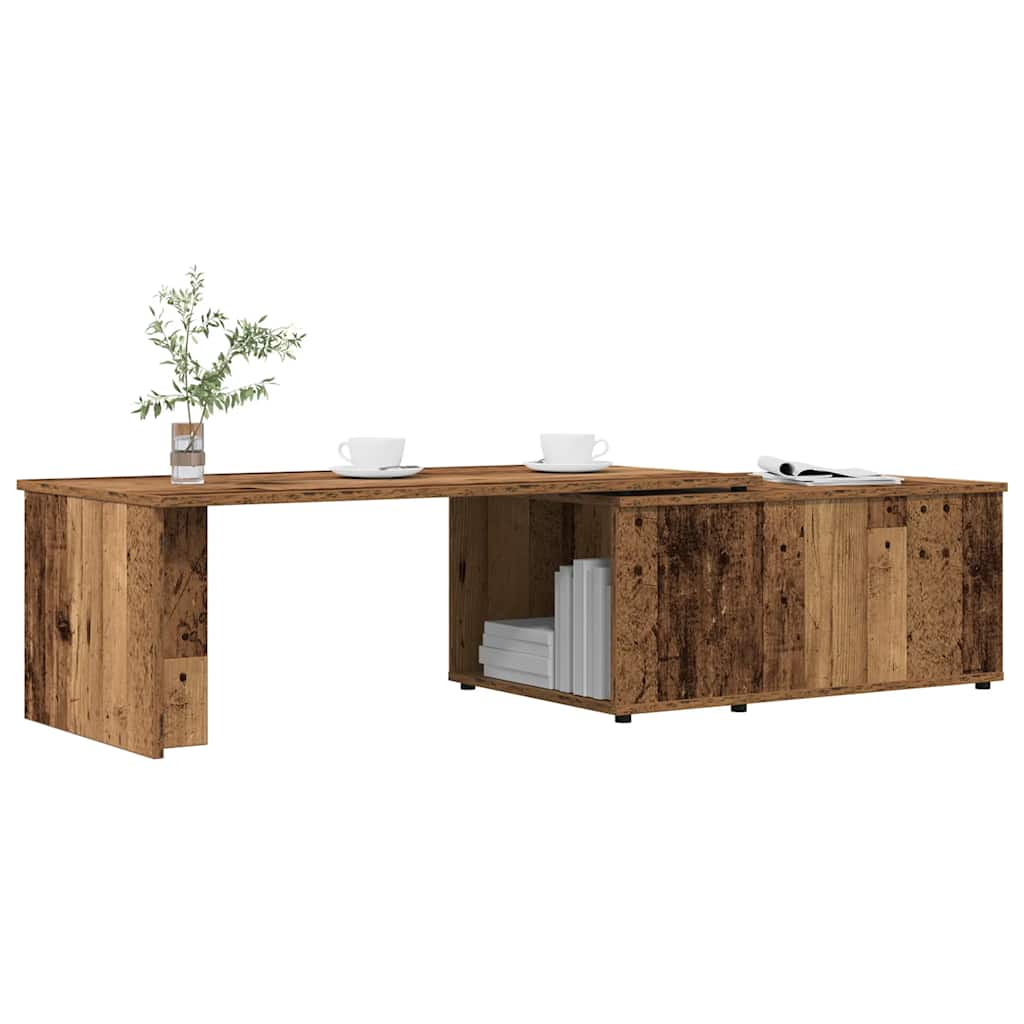 Couchtisch Altholz-Optik 150x50x35 cm Holzwerkstoff