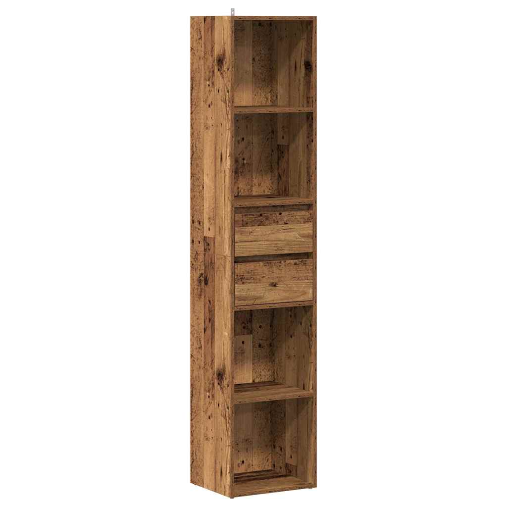 Bücherregal Altholz-Optik 36x30x171 cm Holzwerkstoff