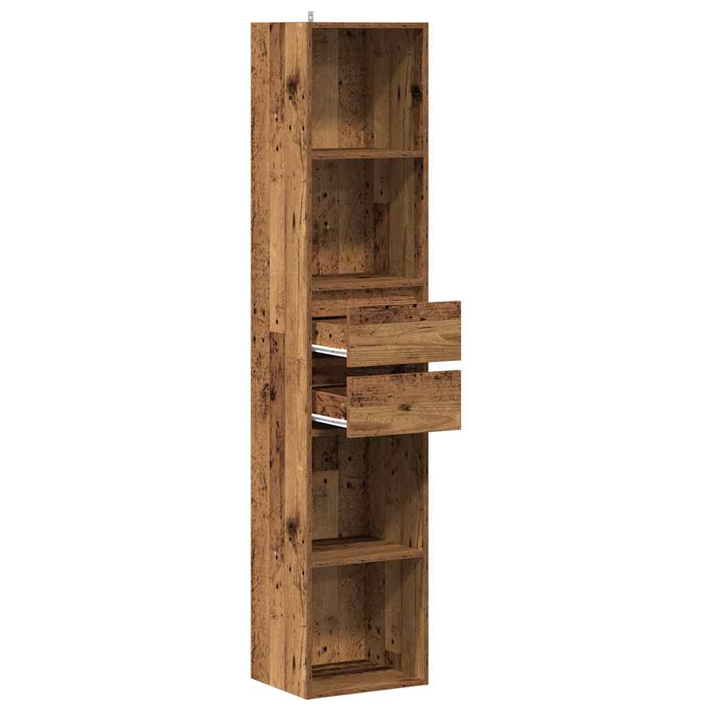 Bücherregal Altholz-Optik 36x30x171 cm Holzwerkstoff