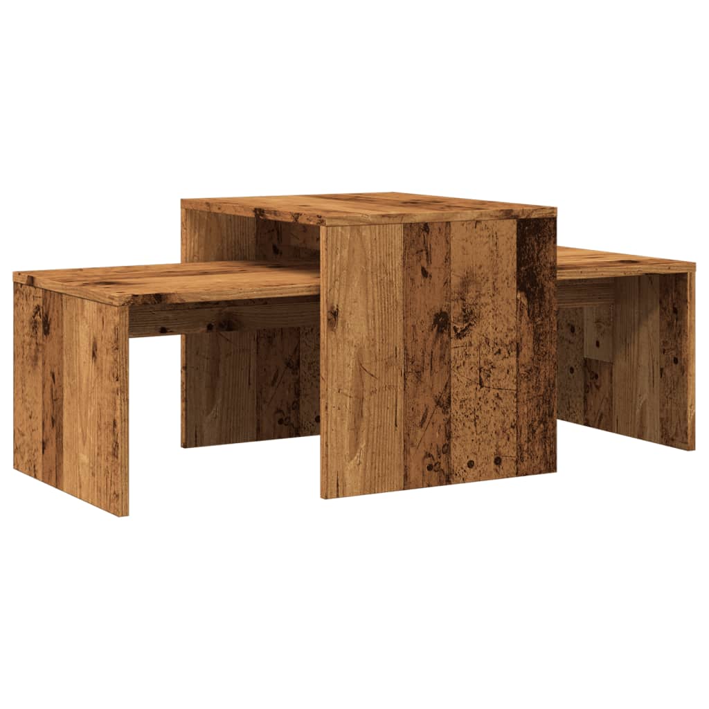 Couchtisch Altholz-Optik 100x48x40 cm Holzwerkstoff