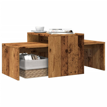 Couchtisch Altholz-Optik 100x48x40 cm Holzwerkstoff