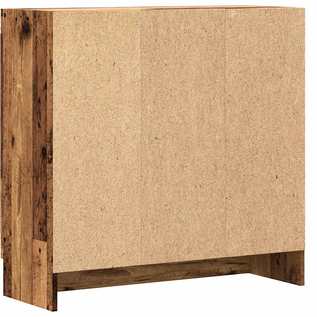 Bücherschrank Altholz-Optik 82,5x30,5x80 cm Holzwerkstoff