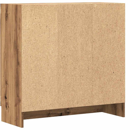 Bücherschrank Artisan-Eiche 82,5x30,5x80 cm Holzwerkstoff