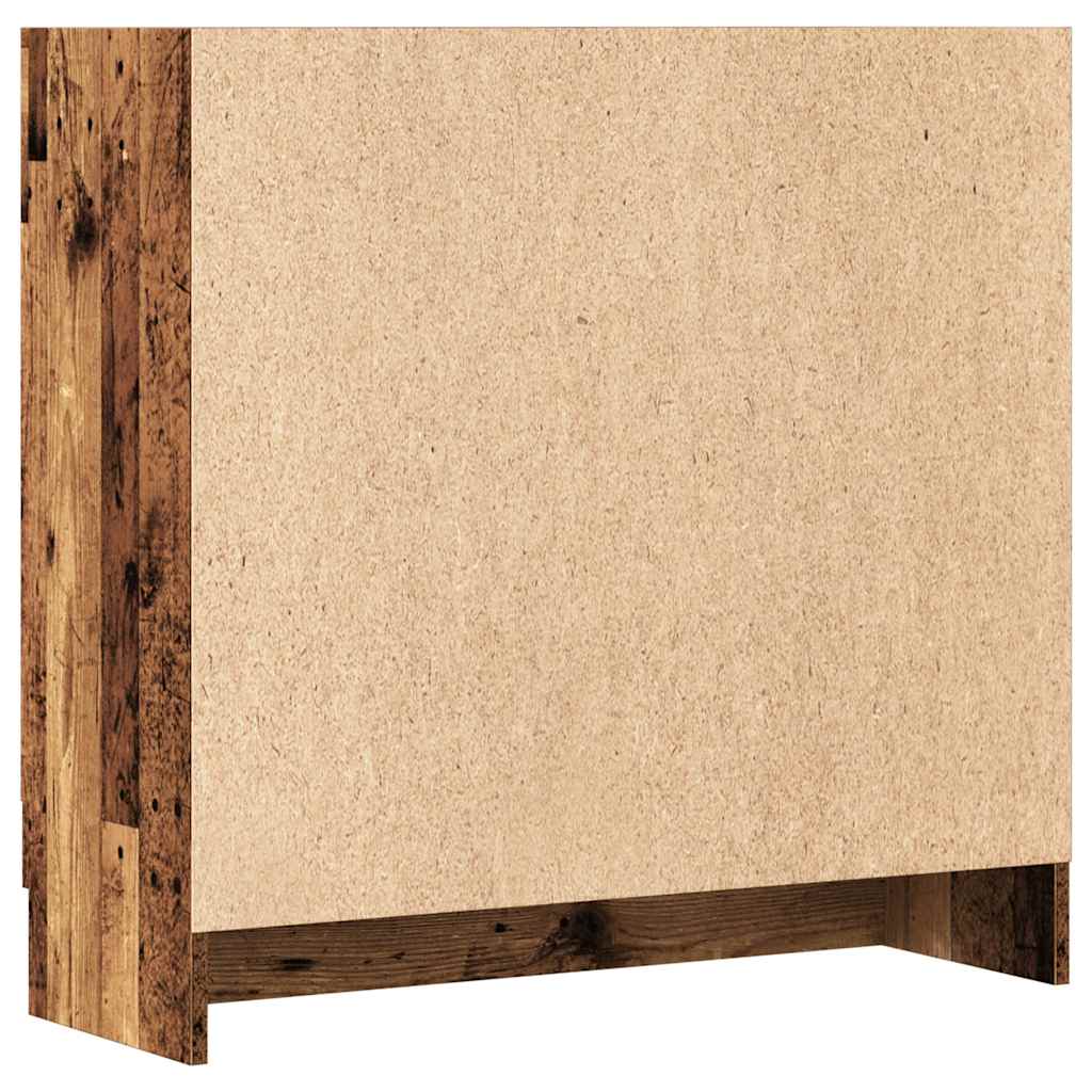 Bücherschrank Altholz-Optik 82,5x30,5x80 cm Holzwerkstoff