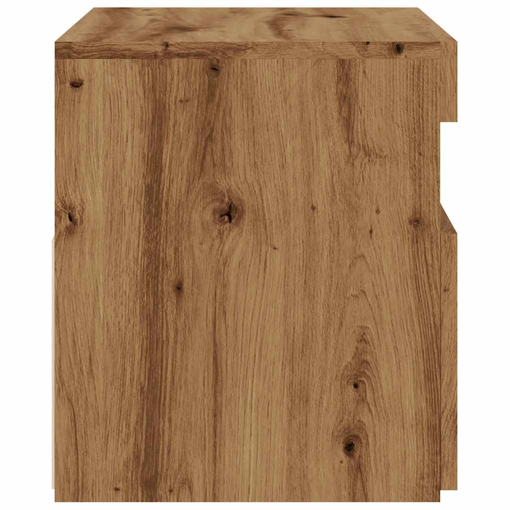 TV-Schrank mit LED-Leuchten Artisan-Eiche 60x35x40 cm