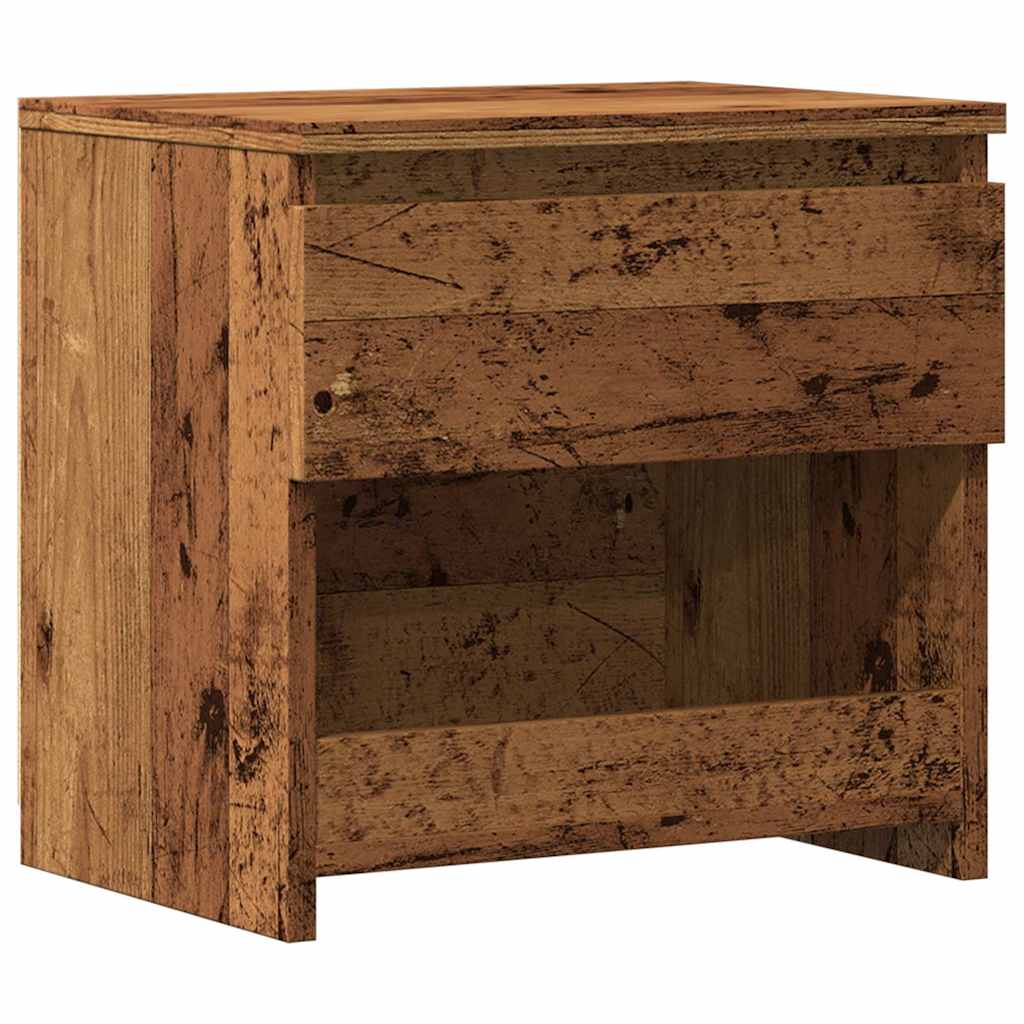 Nachttisch Altholz-Optik 40x30x39 cm Holzwerkstoff