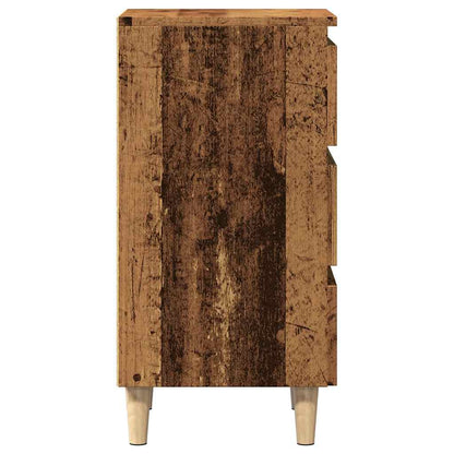 Nachttisch Altholz-Optik 40x35x69 cm Holzwerkstoff