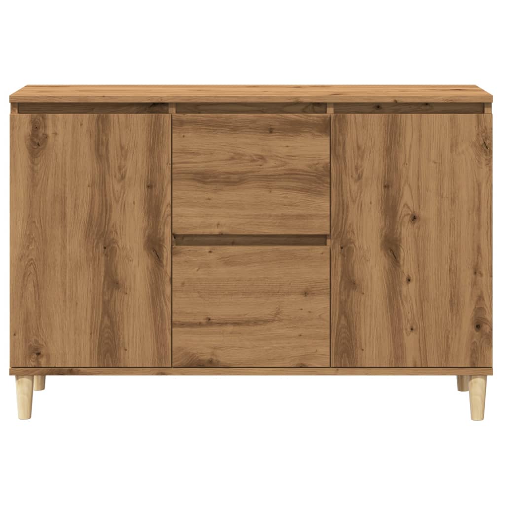 Sideboard Artisan-Eiche 102x35x70 cm Holzwerkstoff