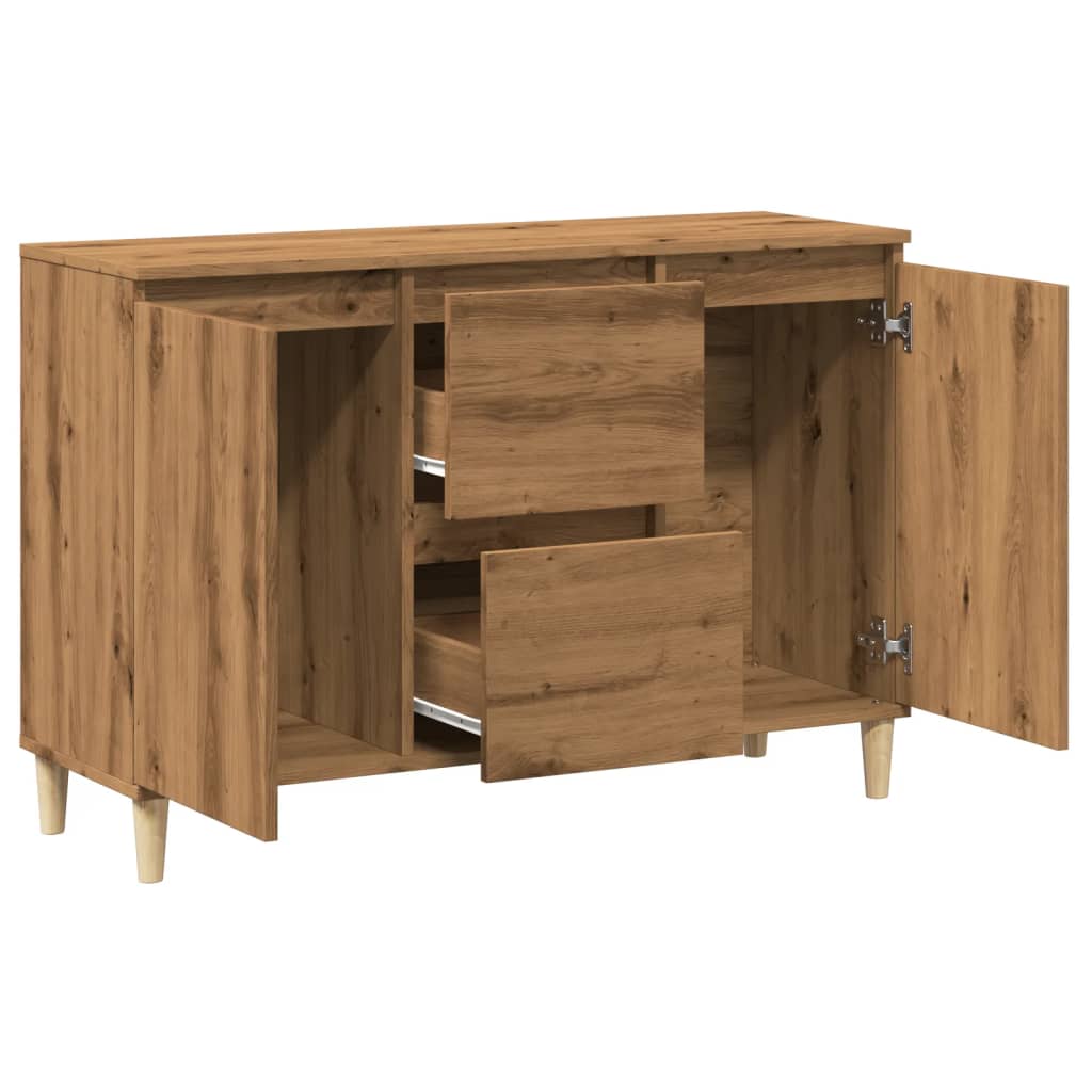 Sideboard Artisan-Eiche 102x35x70 cm Holzwerkstoff