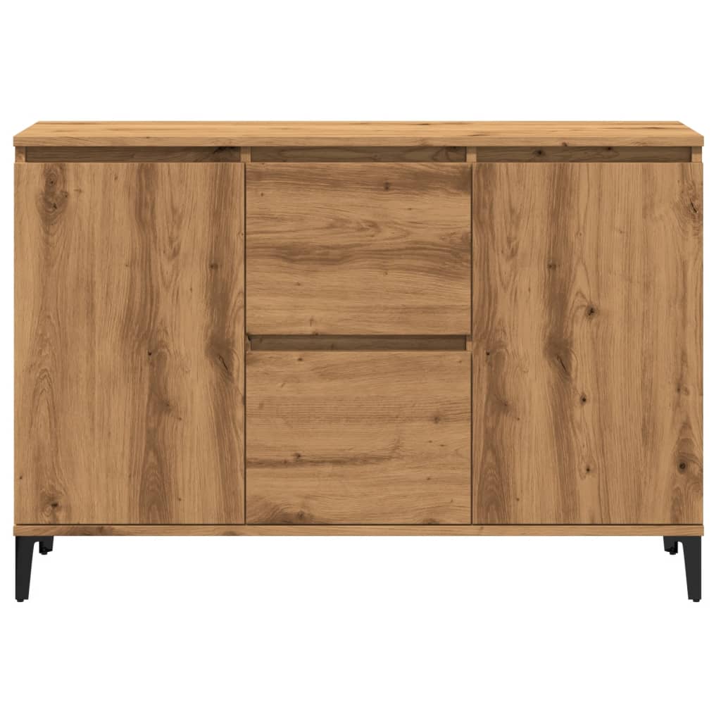 Sideboard Artisan-Eiche 102x35x70 cm Holzwerkstoff