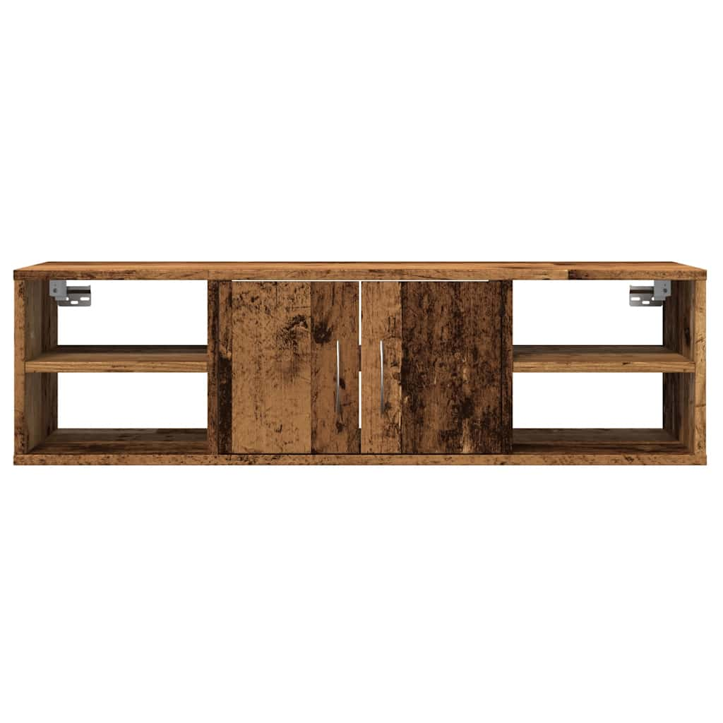 Wandschrank Altholz-Optik 101x30x29 cm Holzwerkstoff