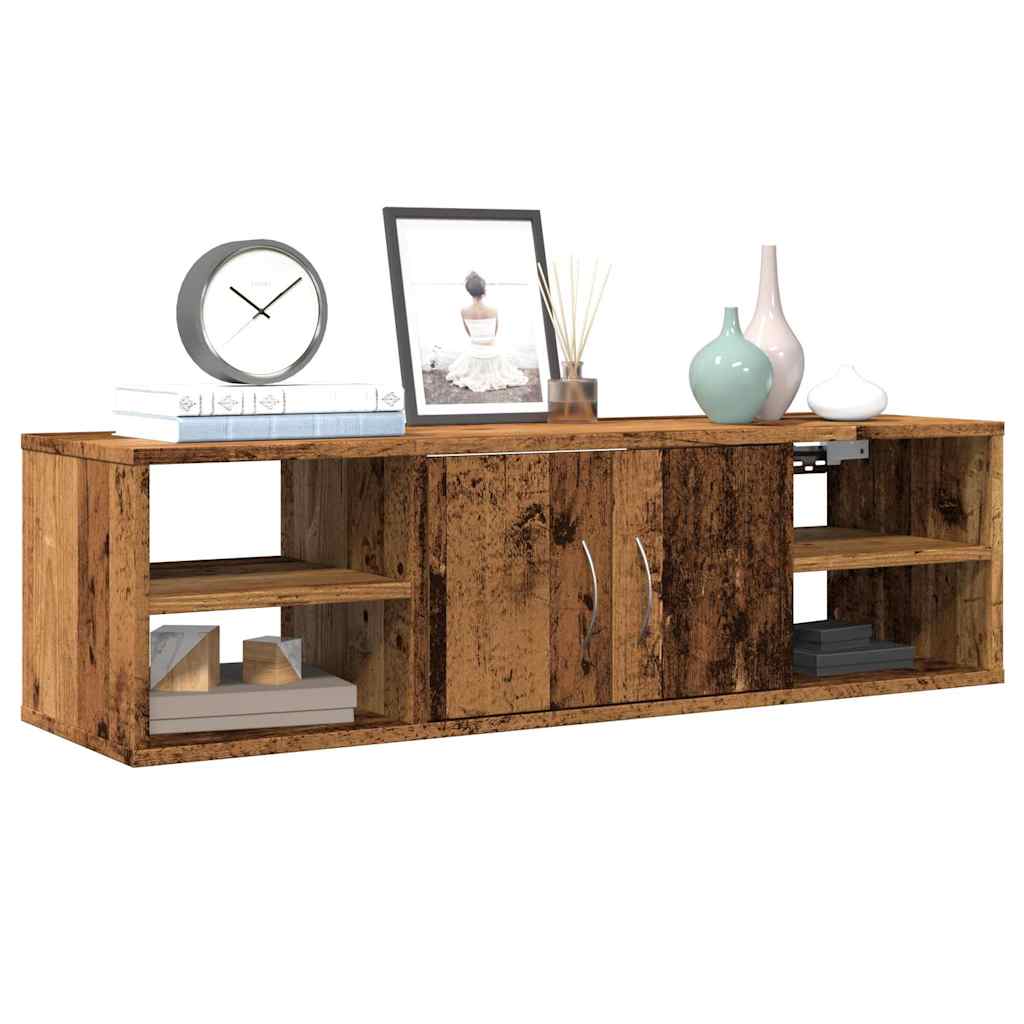 Wandschrank Altholz-Optik 101x30x29 cm Holzwerkstoff