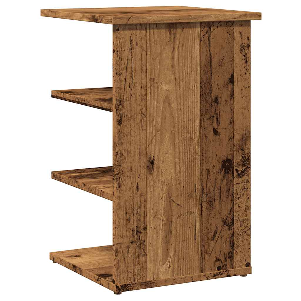 Beistelltisch Altholz-Optik 35x35x55 cm Holzwerkstoff