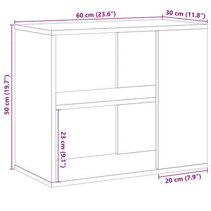 Beistellschrank Altholz-Optik 60x30x50 cm Holzwerkstoff