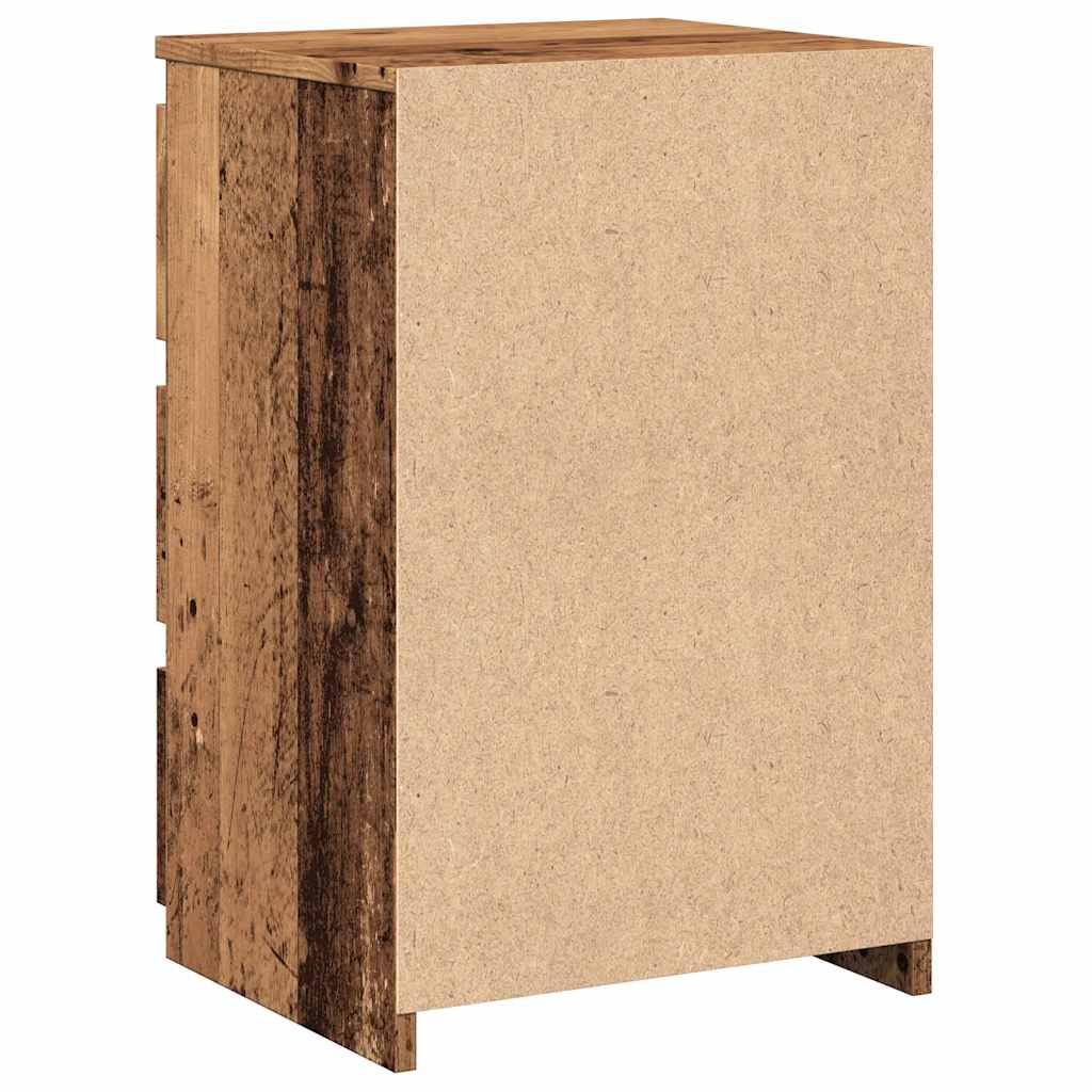 Nachttisch Altholz-Optik 40x35x62,5 cm Holzwerkstoff