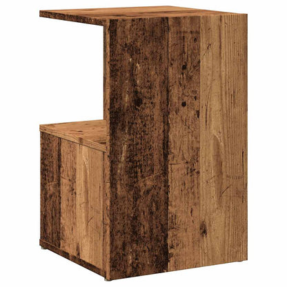 Nachttische 2 Stk. Altholz-Optik 35x35x55 cm Holzwerkstoff