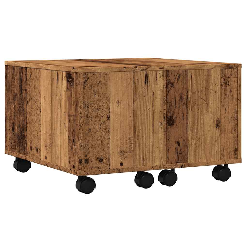 Couchtisch Altholz-Optik 60x60x38 cm Holzwerkstoff