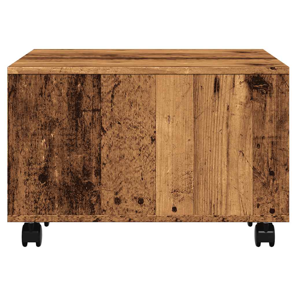 Couchtisch Altholz-Optik 60x60x38 cm Holzwerkstoff