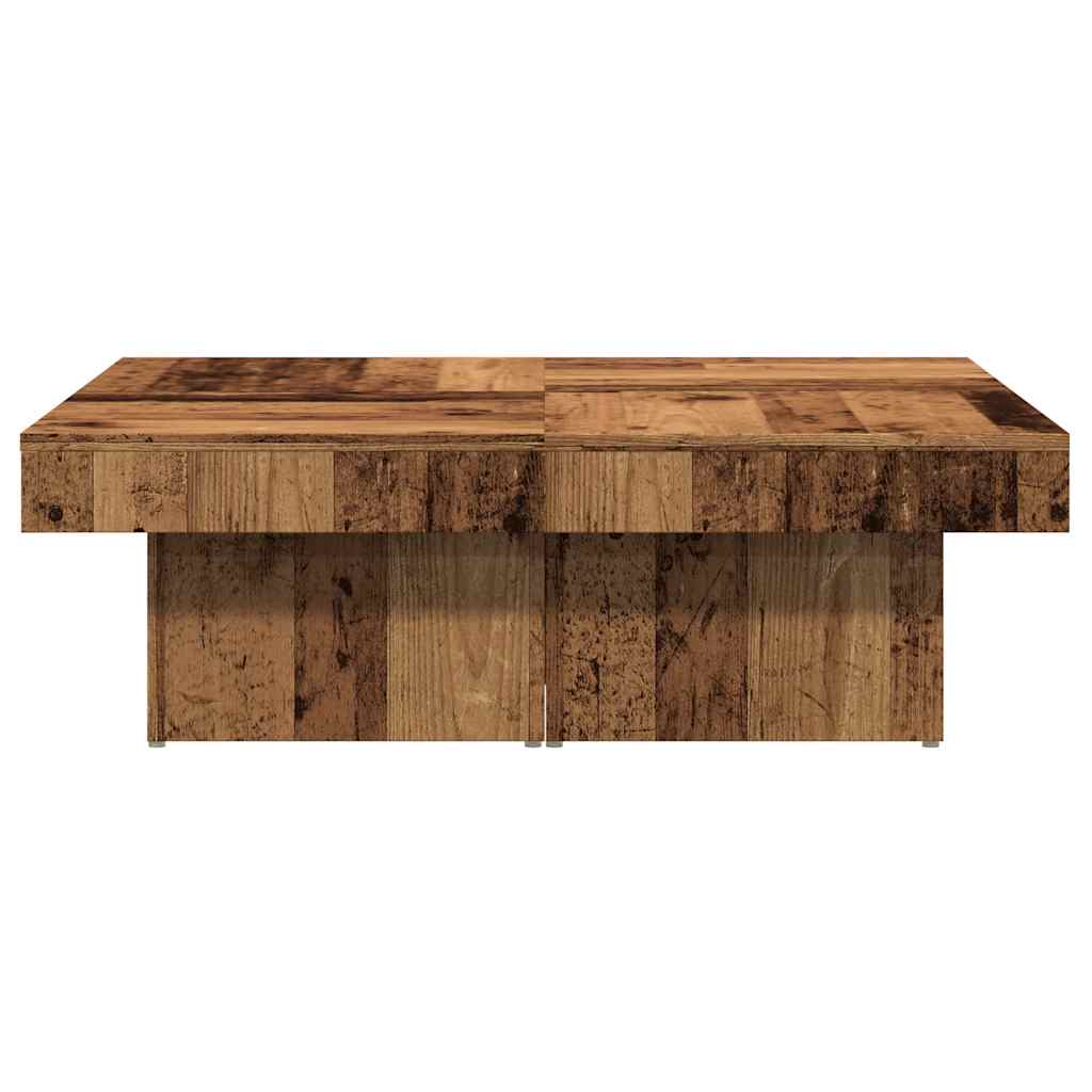 Couchtisch Altholz-Optik 90x90x28 cm Holzwerkstoff