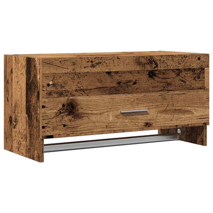 Wandschrank Altholz-Optik 70x32,5x35 cm Holzwerkstoff