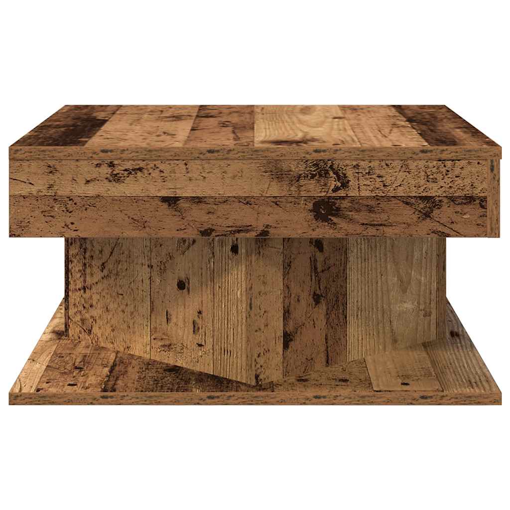 Couchtisch Altholz-Optik 55x55x30 cm Holzwerkstoff