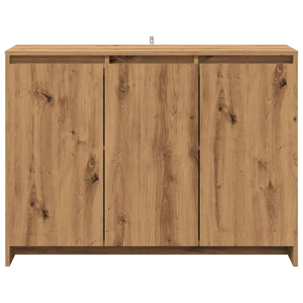 Sideboard Artisan-Eiche 102x33x75 cm Holzwerkstoff