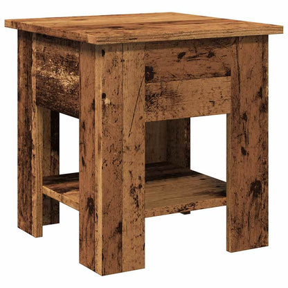 Couchtisch Altholz-Optik 40x40x42 cm Holzwerkstoff